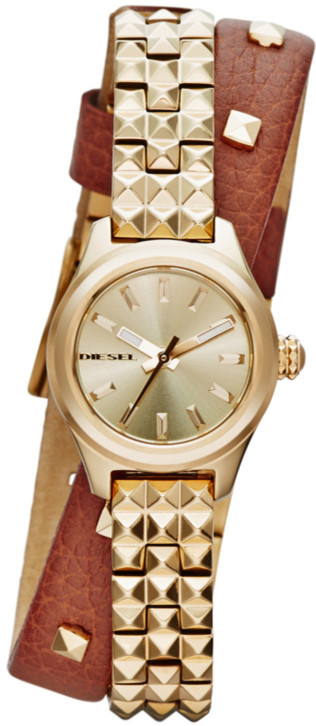 Diesel Watches : DZ5414 Quartz Analog Gold Tone Dial Stainless Steel Women Watch