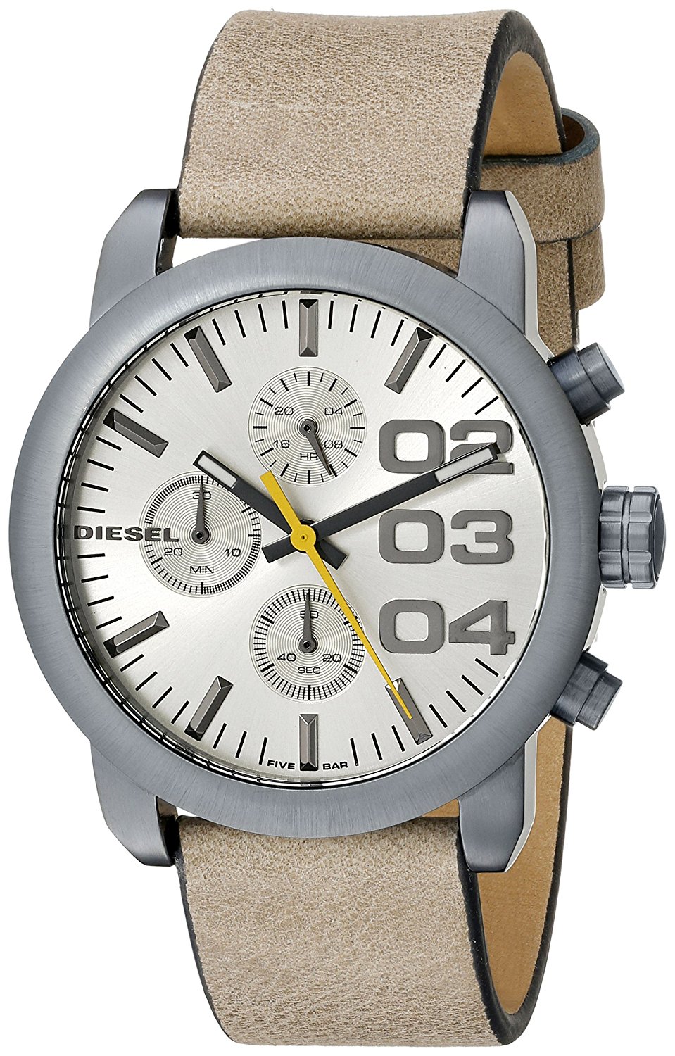 Diesel Watches : DZ5462 Quartz Chronograph Brown Leather Men Watch