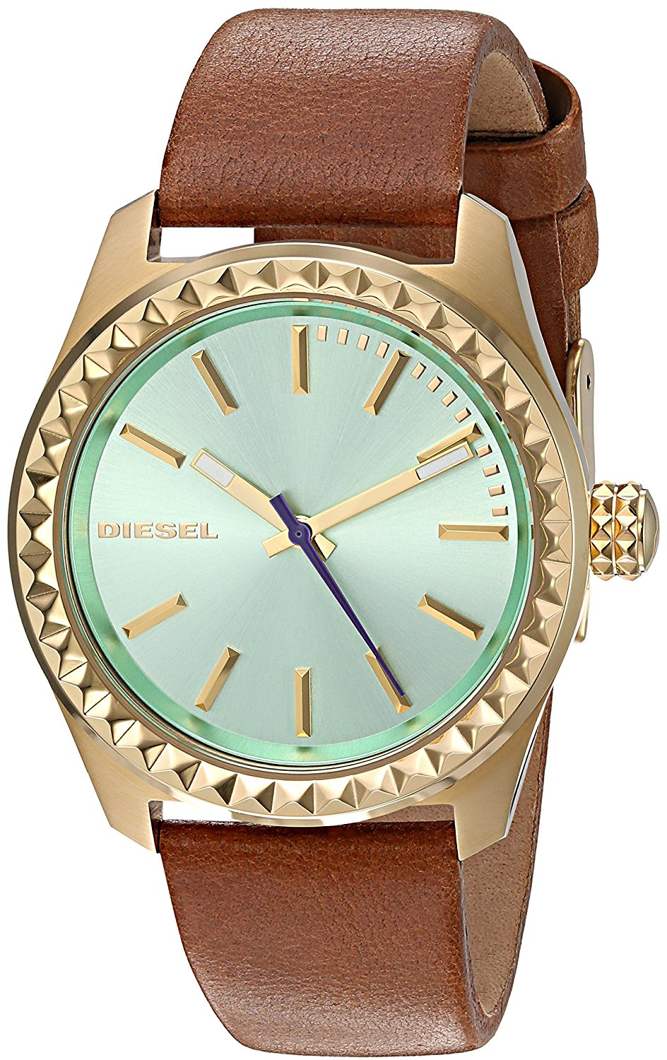 Diesel Watches : DZ5511 Quartz Analog Brown Leather Women Watch
