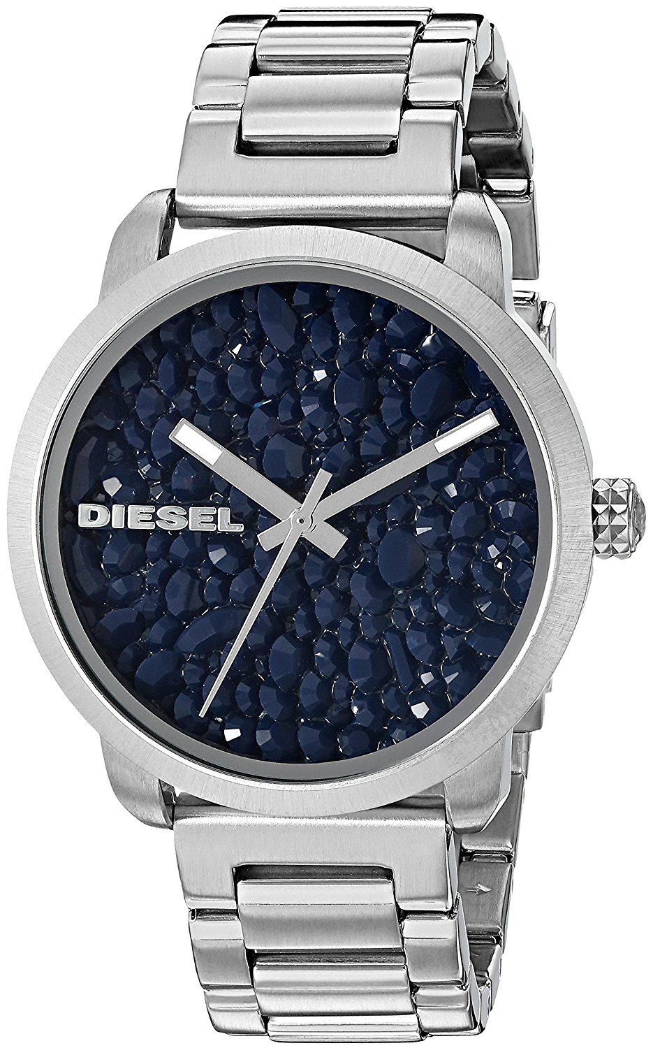 Diesel Watches : DZ5522 Blue Dial Stainless Steel Band Women Watch