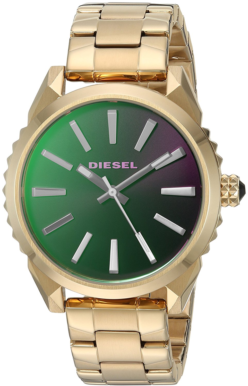 Diesel Watches : DZ5544 Black Dial Stainless Steel Band Women Watch