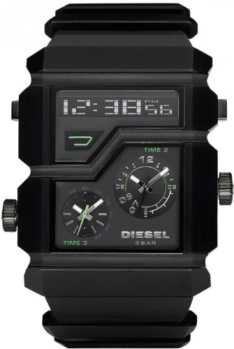 Diesel Watches : DZ7177 Quartz Stainless Steel Case With Rubber Strap Men Watch