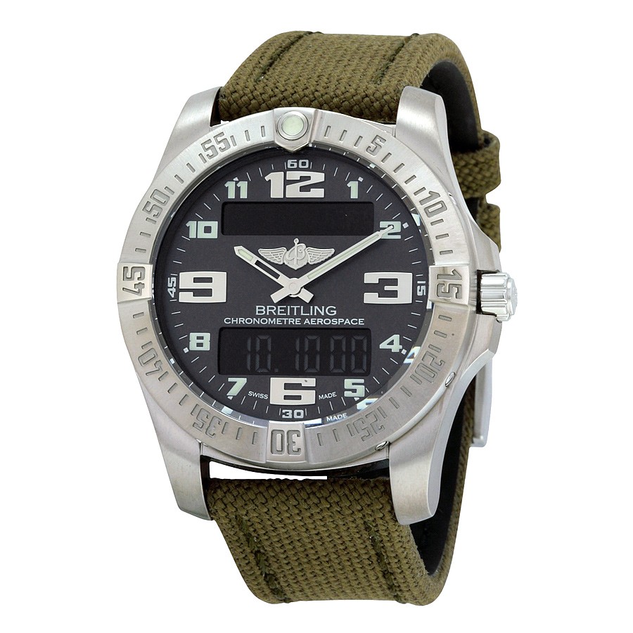 Breitling Watches : E7936310-F562GRFT Grey Quartz Men Watch