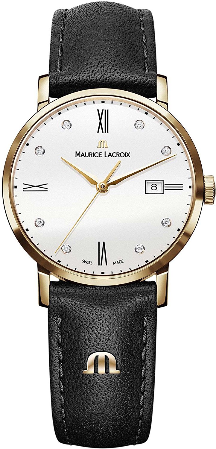 Maurice Lacroix Watches : EL1084-PVP01-150-1 White Dial Stainless steel Band Men Watch