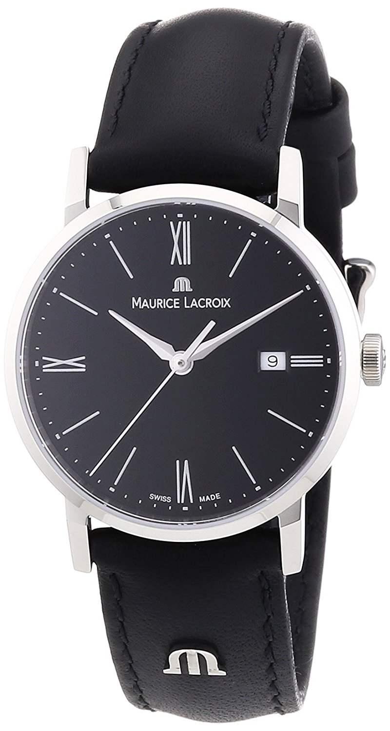 Maurice Lacroix Watches : EL1084-SS001-310 Black Dial Stainless Steel Band Women Watch
