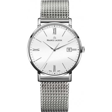 Maurice Lacroix Watches : EL1087-SS002-111-1 Silver Dial Stainless Steel Men Watch