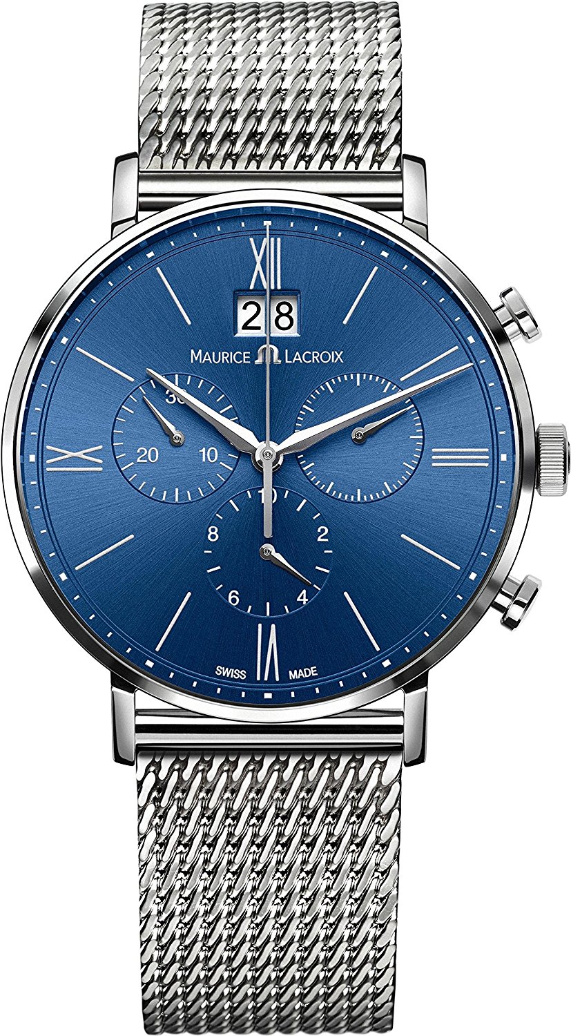 Maurice Lacroix Watches : EL1088-SS002-410 Blue Quartz Men Watch