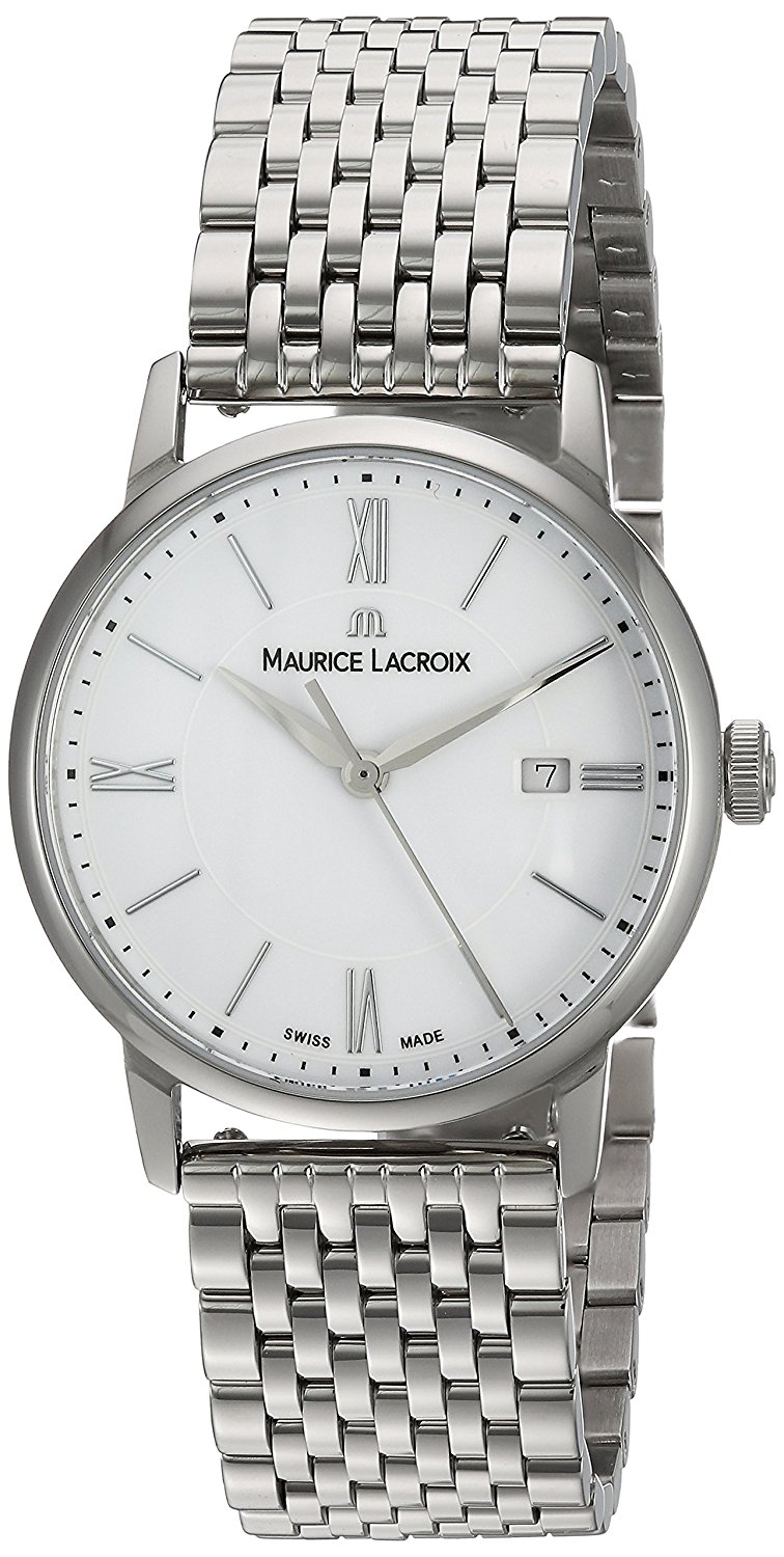 Maurice Lacroix Watches : EL1094-SS002-110-1 White Dial Stainless Steel Women Watch