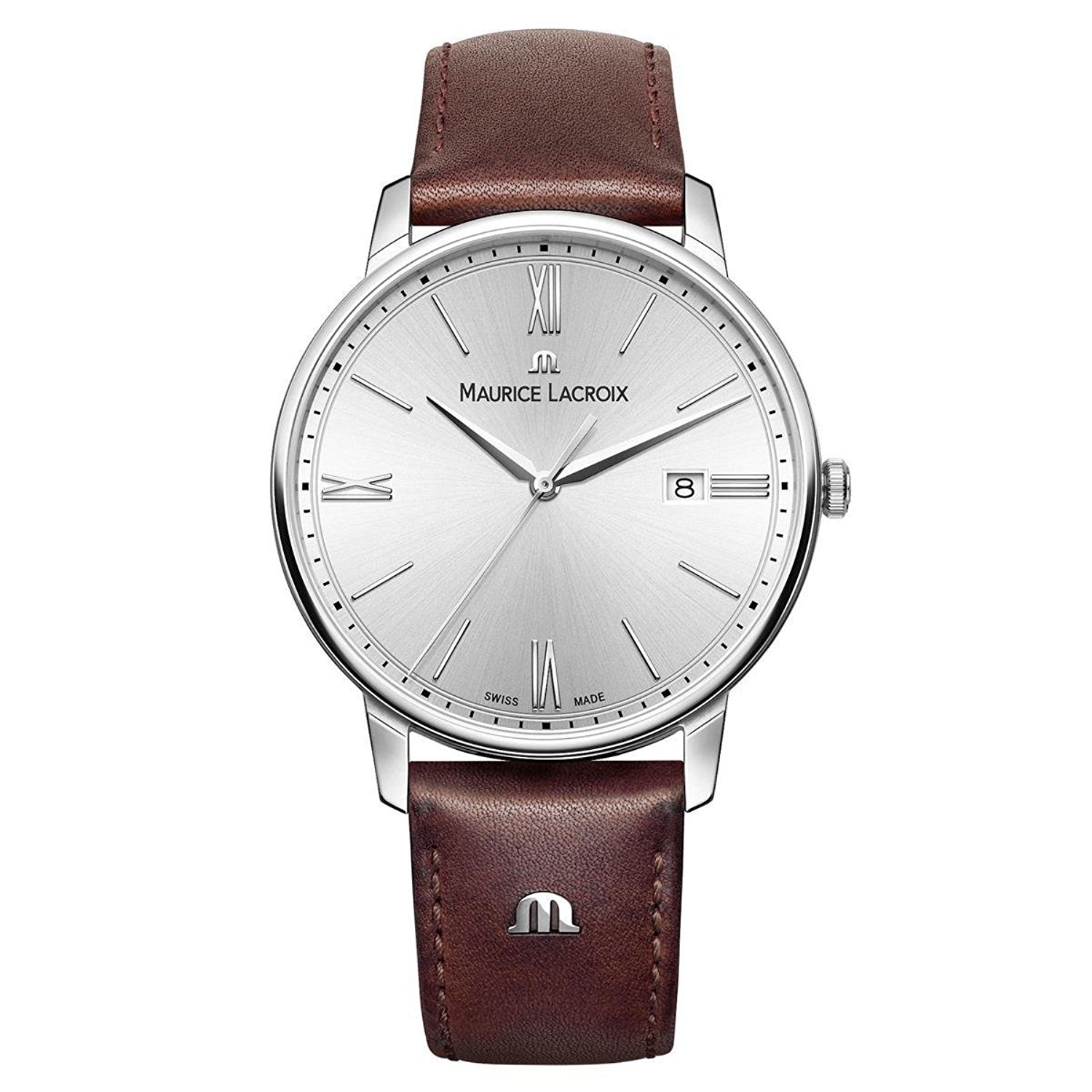 Maurice Lacroix Watches : EL1118-SS001-110-1 silver Dial Stainless Steel Men Watch