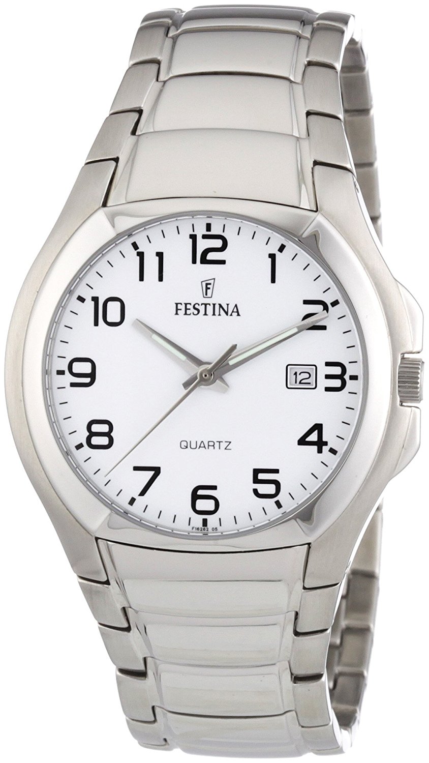 Festina Watches : F16262/5 Silver Dial Stainless Steel Men Watch