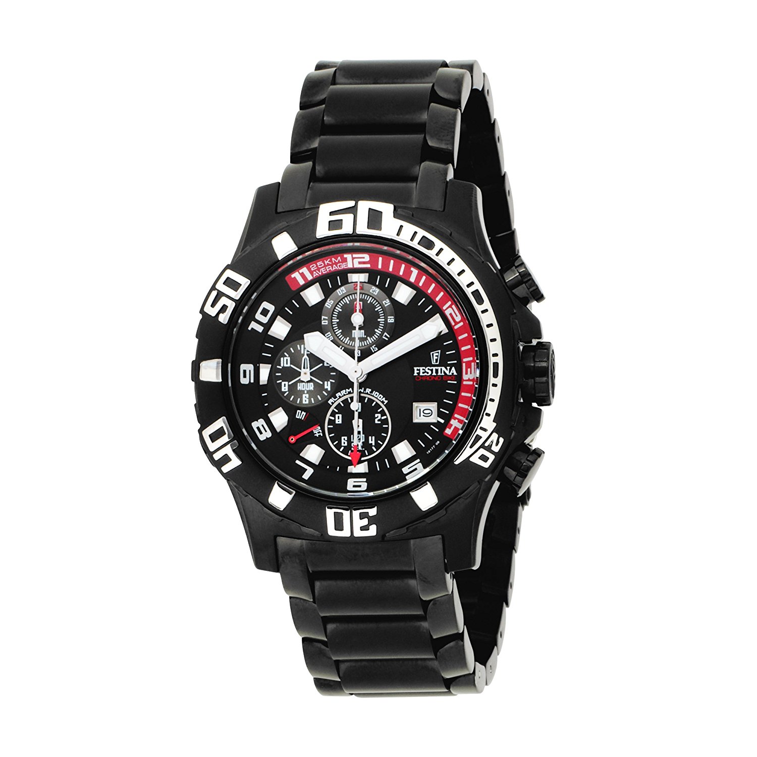 Festina Watches : F16288/1 Black Dial Luminous Men Watch