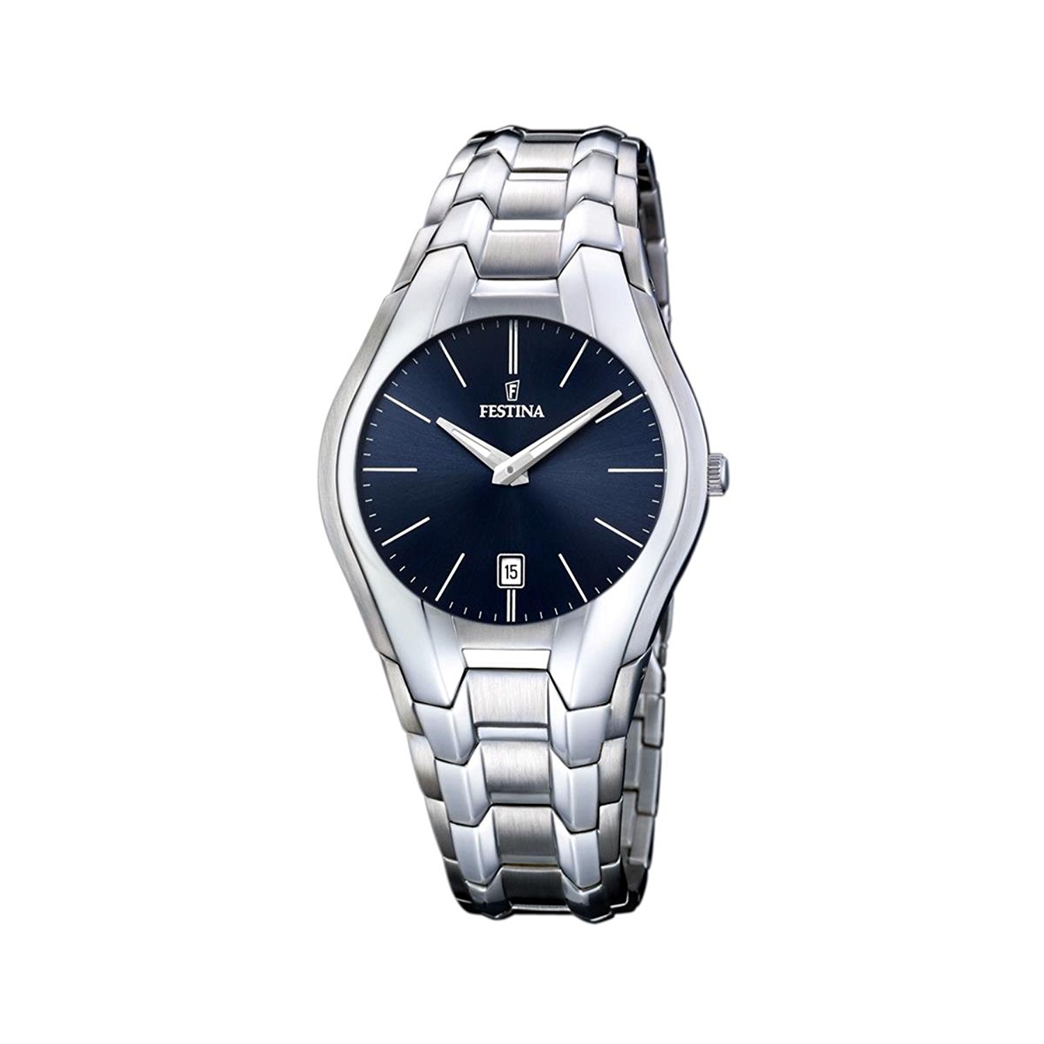 Festina Watches : F16370/7 Black Dial Stainless Steel Men Watch