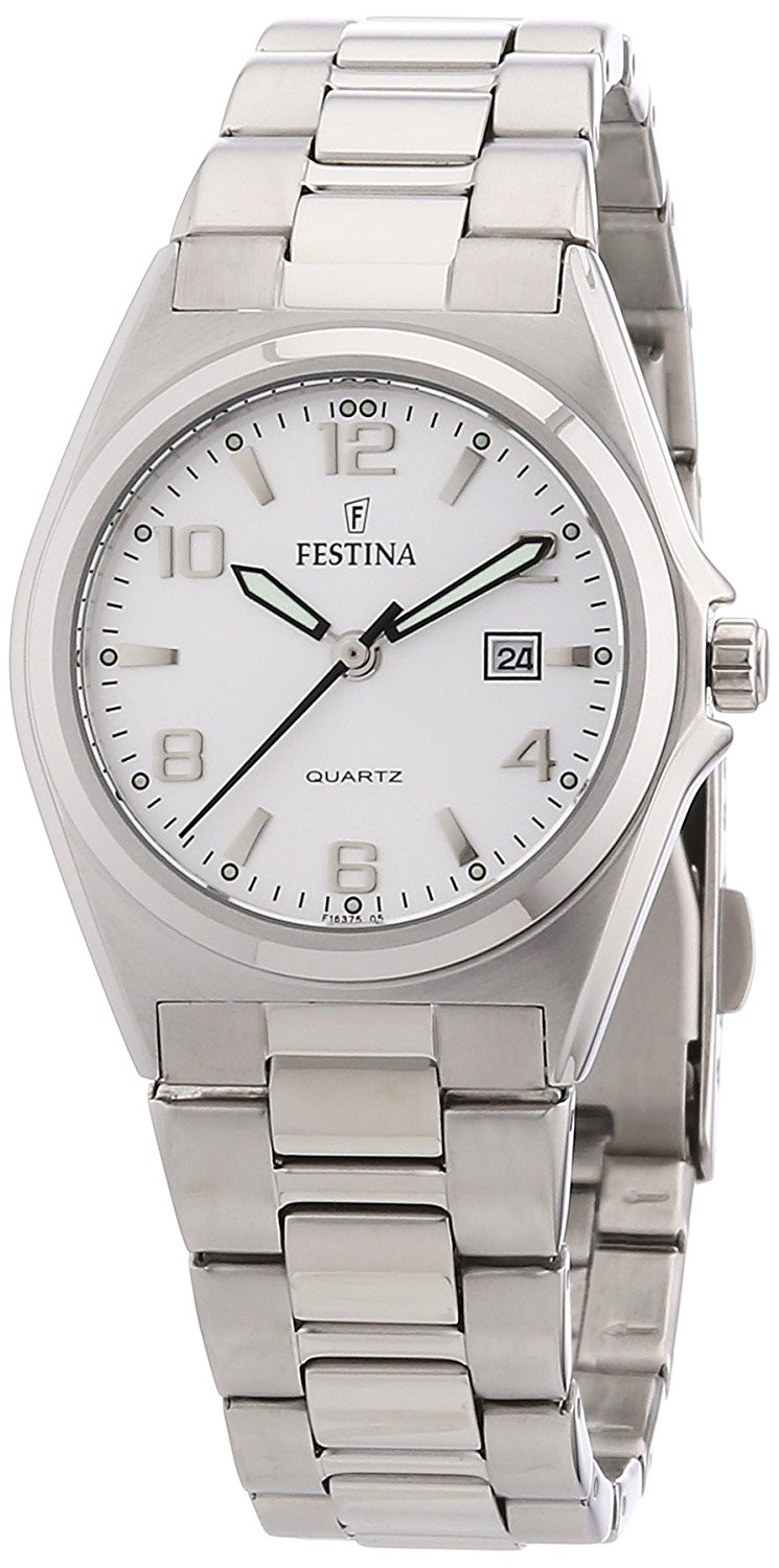 Festina Watches : F16375/5 Silver Dial Stainless Steel Women Watch