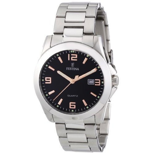 Festina Watches : F16376/6 Quartz Stainless Steel Men Watch
