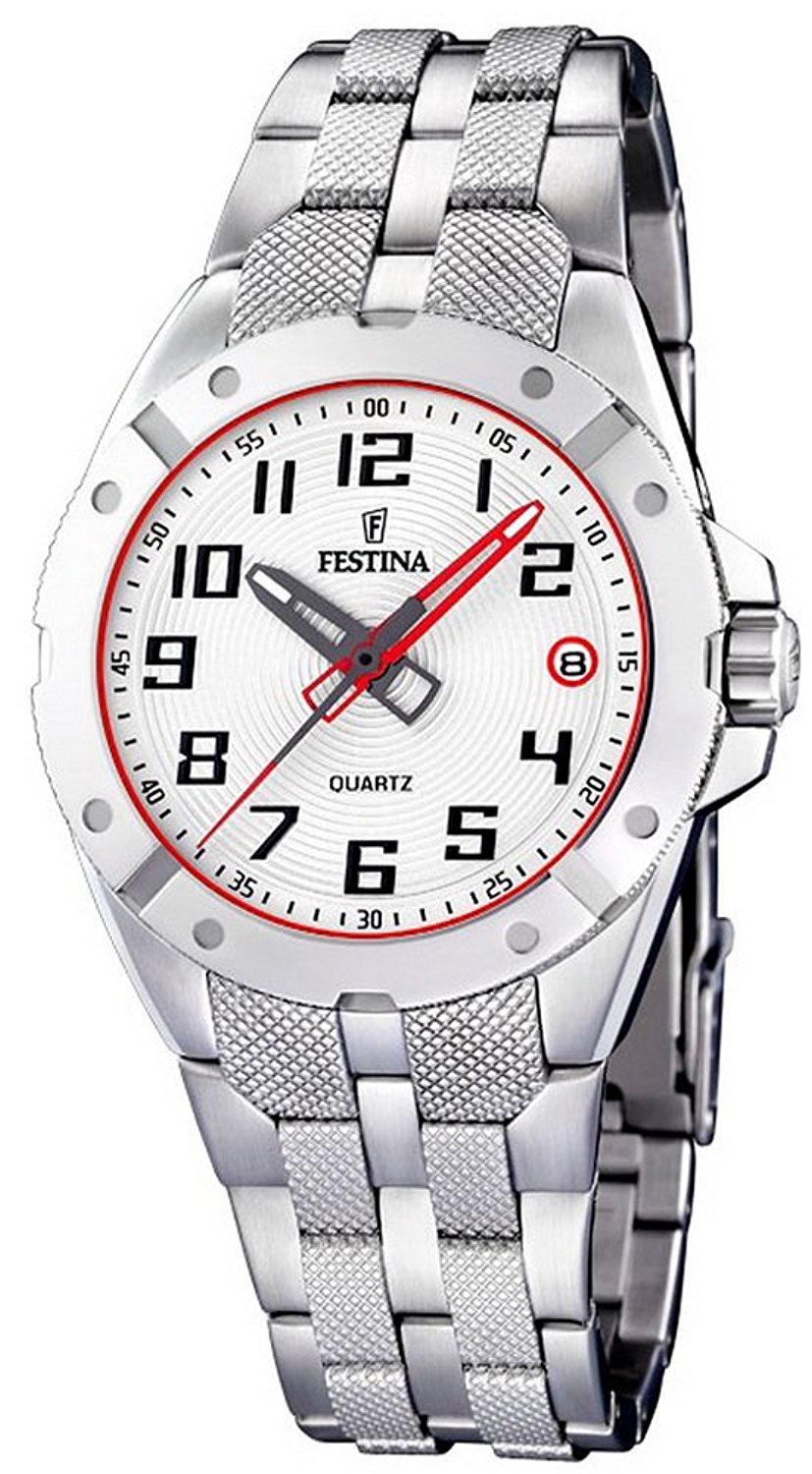 Festina Watches : F16392/1 White Dial Stainless Steel Women Watch