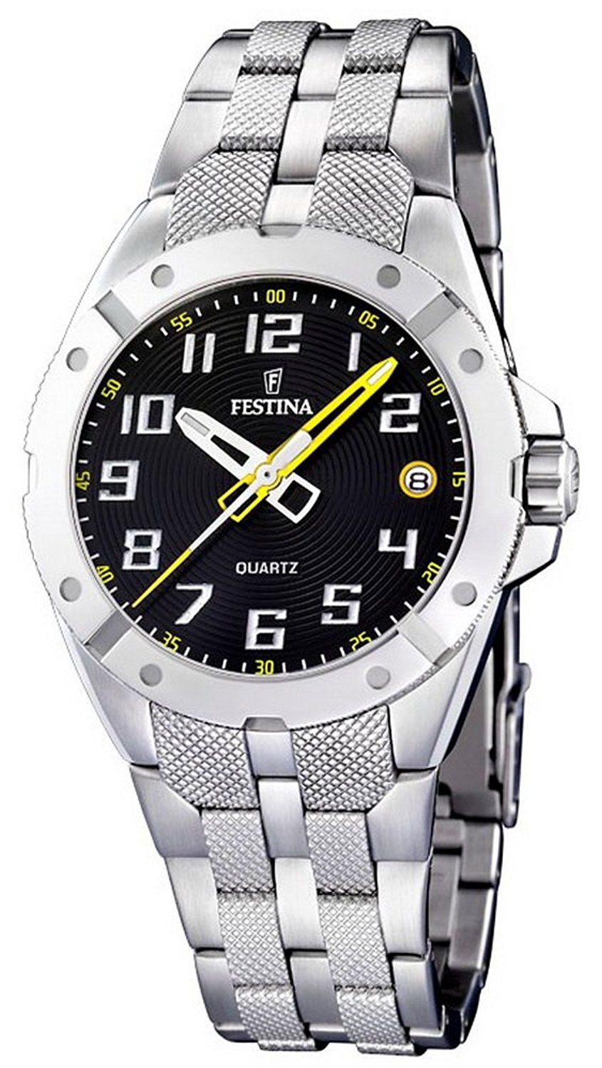 Festina Watches : F16392/5 Black Dial Stainless Steel Women Watch