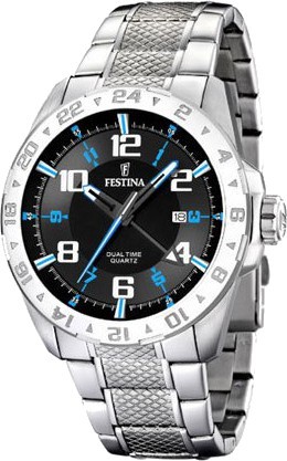 Festina Watches : F16490/3 Quartz GMT Men Watch