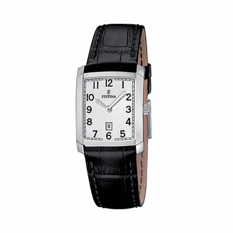 Festina Watches : F16513/1 Quartz White Date Dial Leather Women Watch