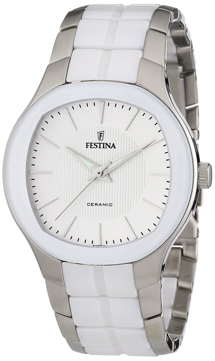 Festina Watches : F16627/1 White Dial Luminescent Hands Men Watch