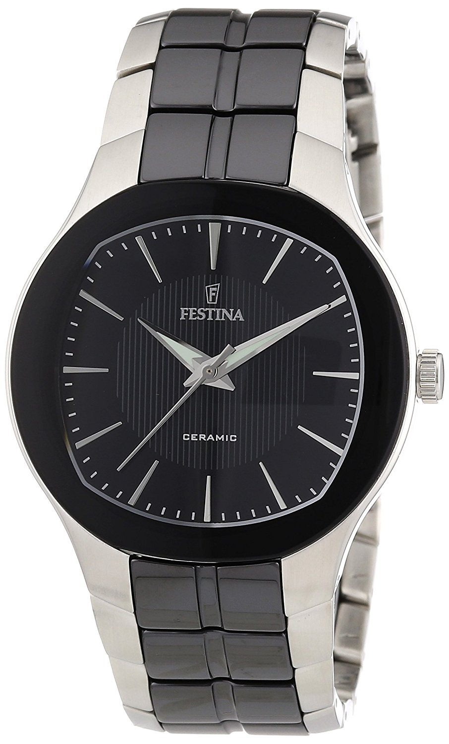 Festina Watches : F16627/2 Black Dial Luminescent Hands Men Watch