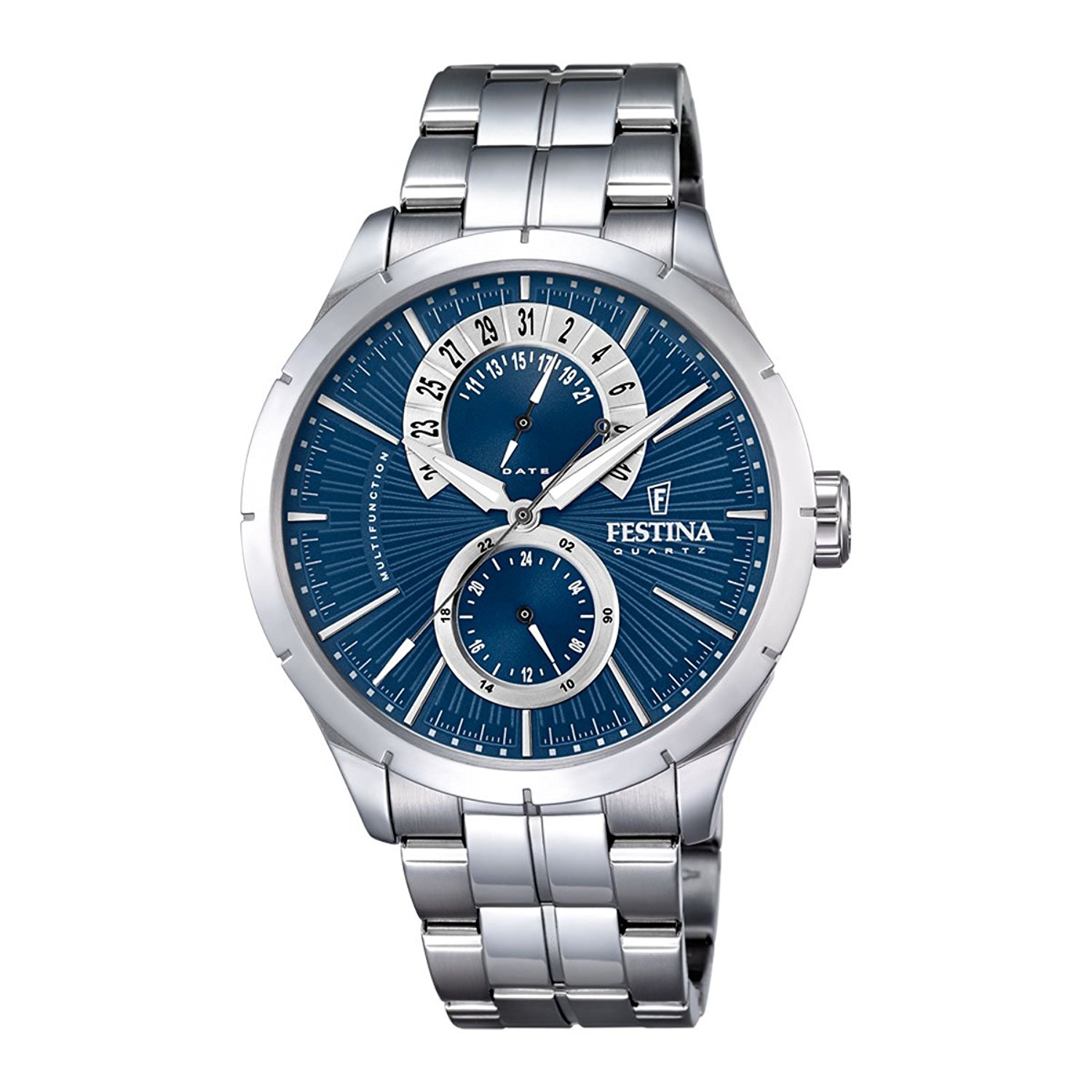 Festina Watches : F16632/A Blue Dial Stainless Steel Men Watch