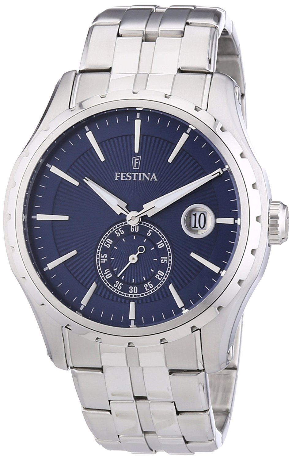 Festina Watches : F16679/2 Blue Dial Luminescent Hands Men Watch