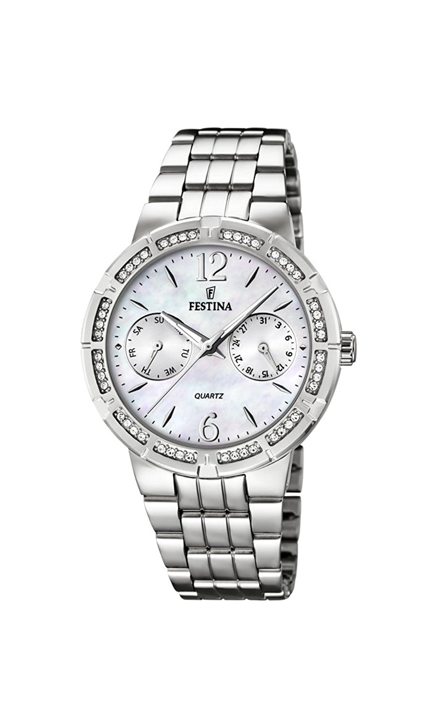 Festina Watches : F16700/1 Silver Dial Other Material Band Men Watch