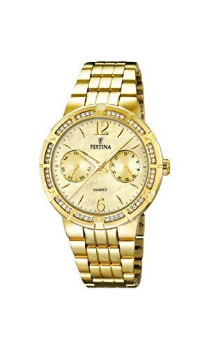 Festina Watches : F16701/2 Quartz Gold Women Watch
