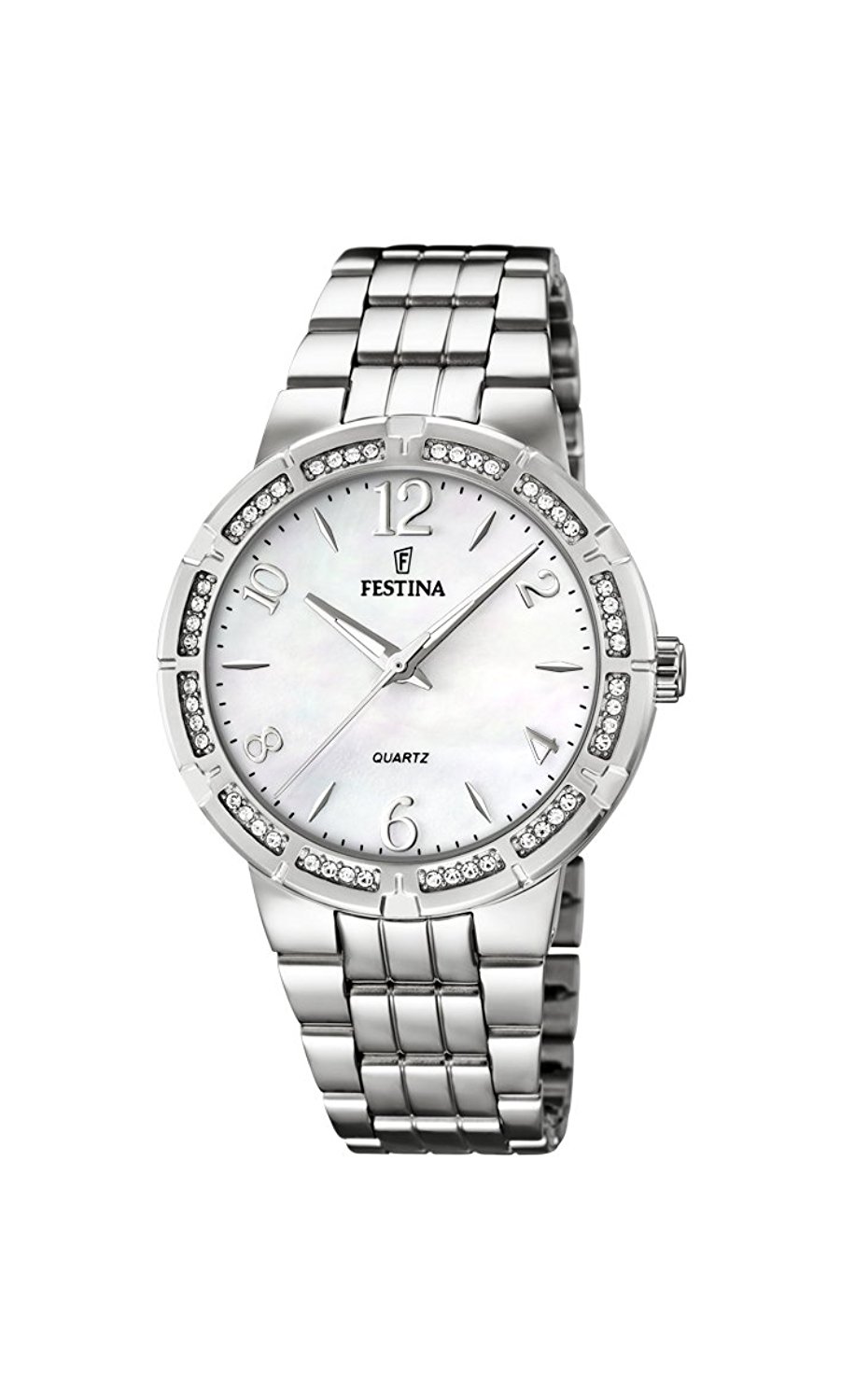 Festina Watches : F16703/1 Silver Dial Other Material Band Women Watch
