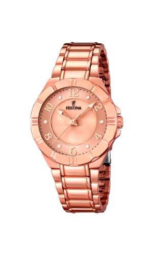 Festina Watches : F16728/1 Quartz Gold Women Watch