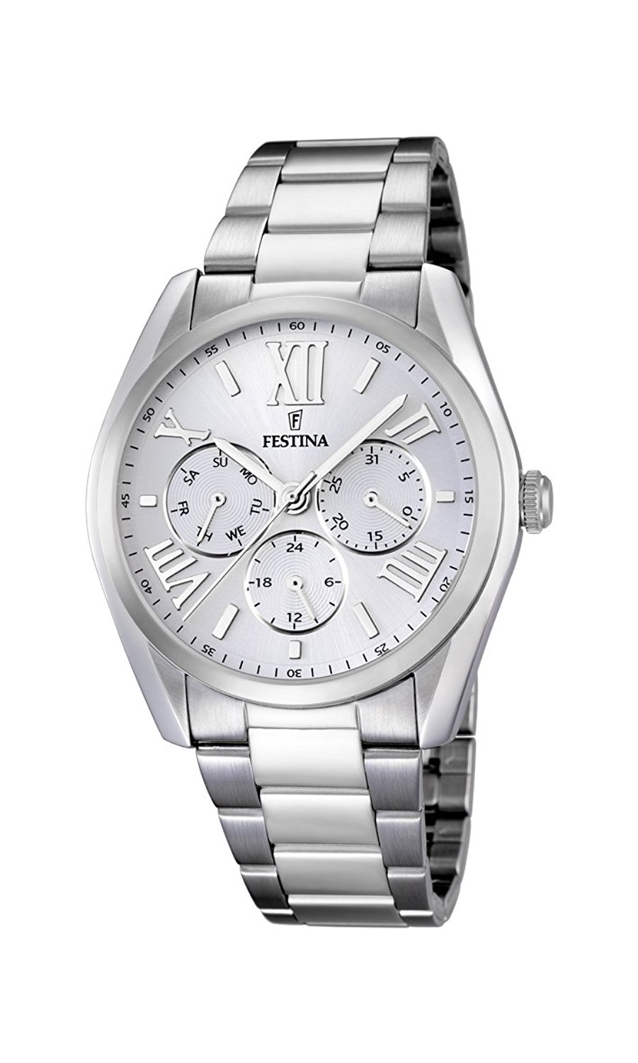 Festina Watches : F16750/1 White Dial Day & Date 24 Hour Men Watch