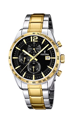 Festina Watches : F16761/4 Quartz Black Men Watch