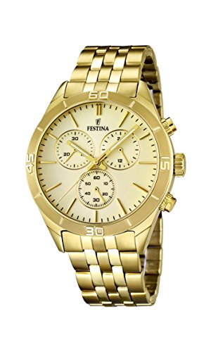 Festina Watches : F16764/2 Quartz Gold Men Watch