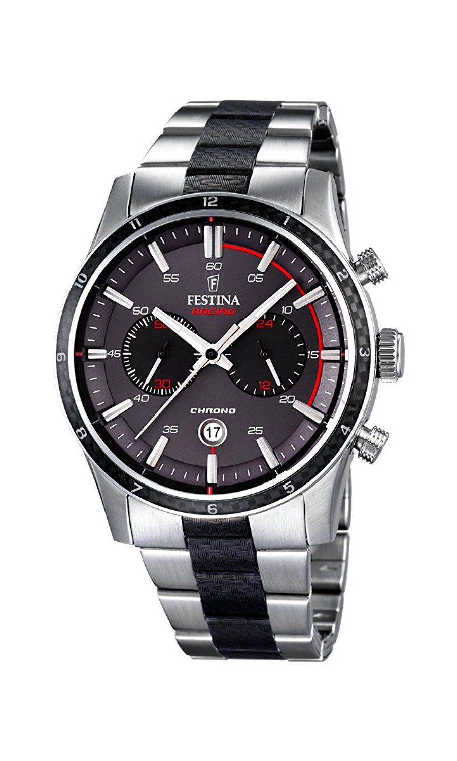 Festina Watches : F16819/2 Grey Dial Stainless Steel Band Men Watch