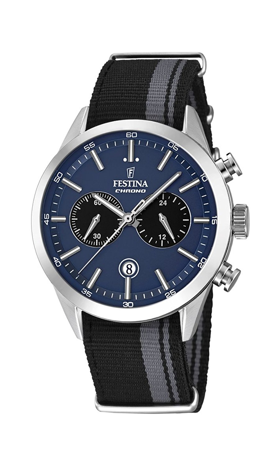 Festina Watches : F16827/2 Quartz Chronograph Date Nylon Men Watch