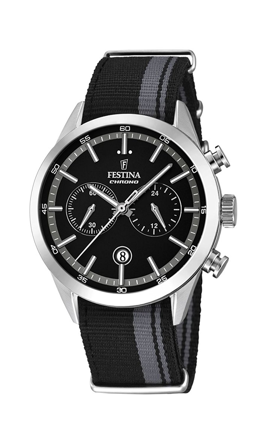 Festina Watches : F16827/3 Quartz Chronograph Date Nylon Men Watch