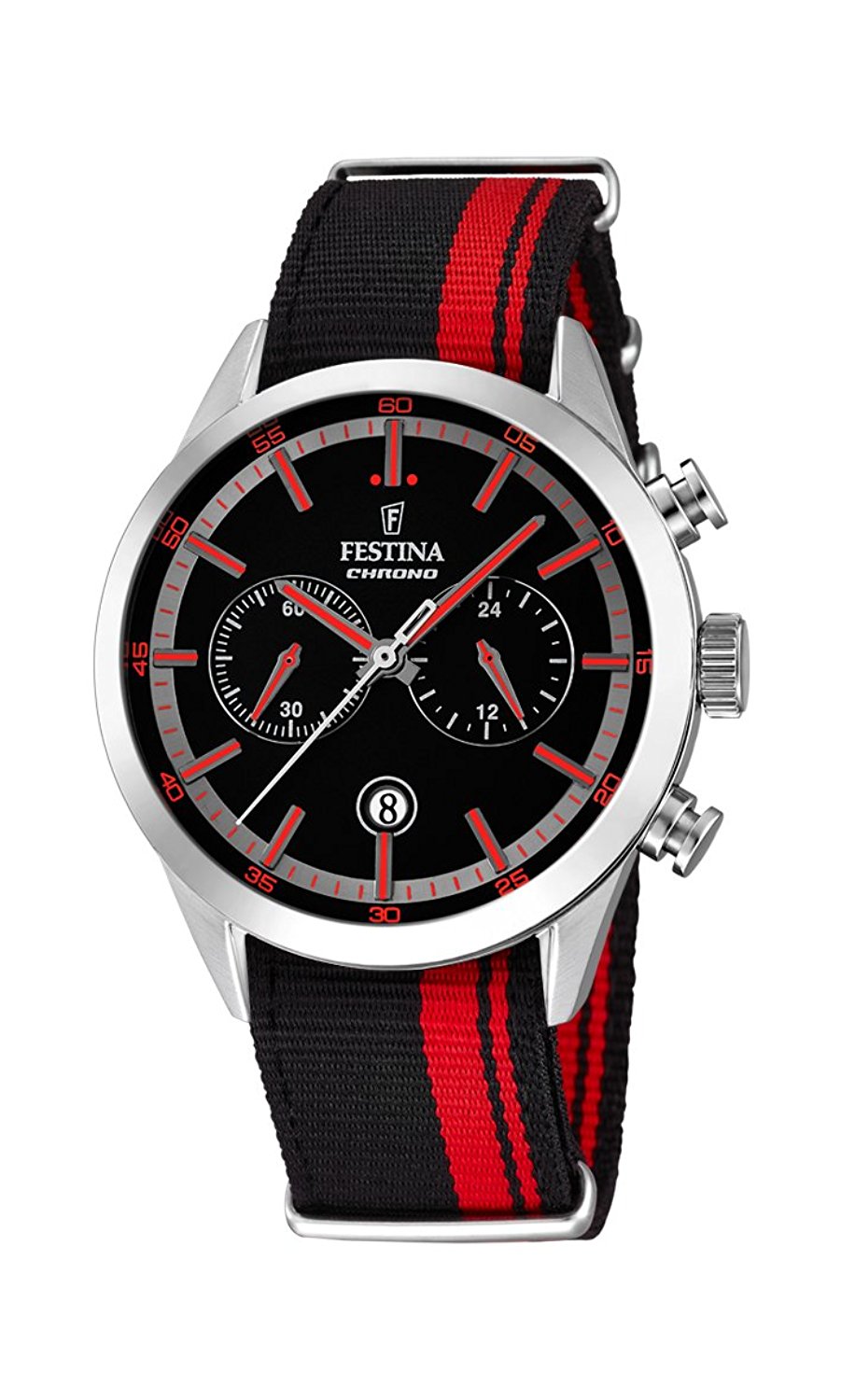 Festina Watches : F16827/4 Quartz Chronograph Date Nylon Men Watch