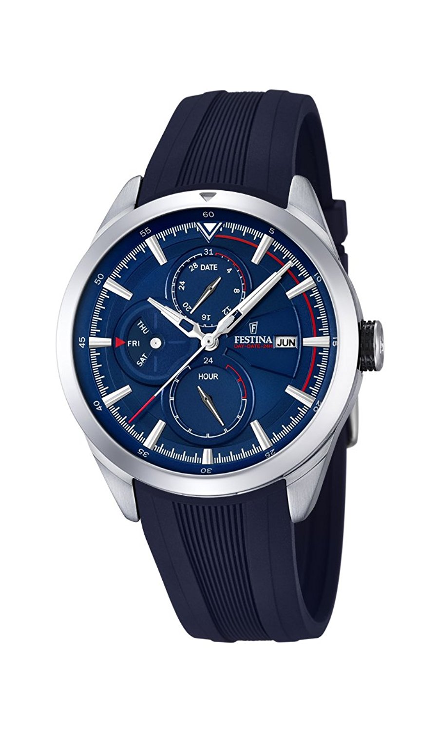 Festina Watches : F16829/2 Blue Dial Rubber Band Men Watch