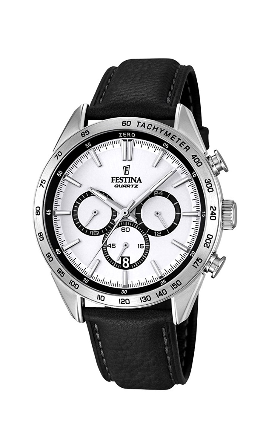 Festina Watches : F16844/1 White Dial Stopwatch Men Watch