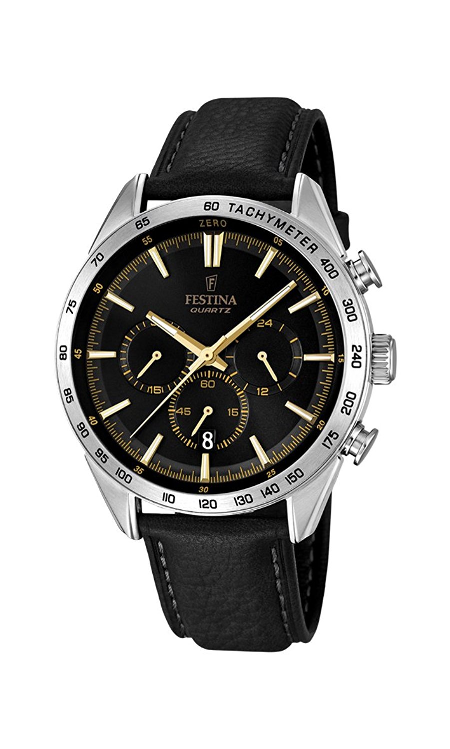 Festina Watches : F16844/3 Black Dial Stopwatch Men Watch