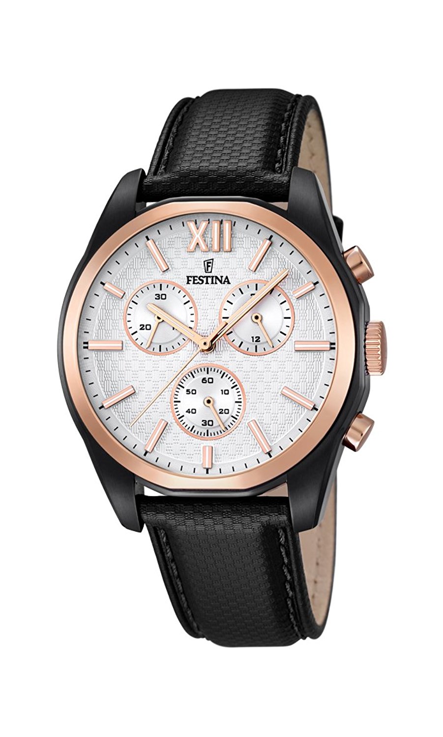 Festina Watches : F16861/1 White Dial Stopwatch Men Watch