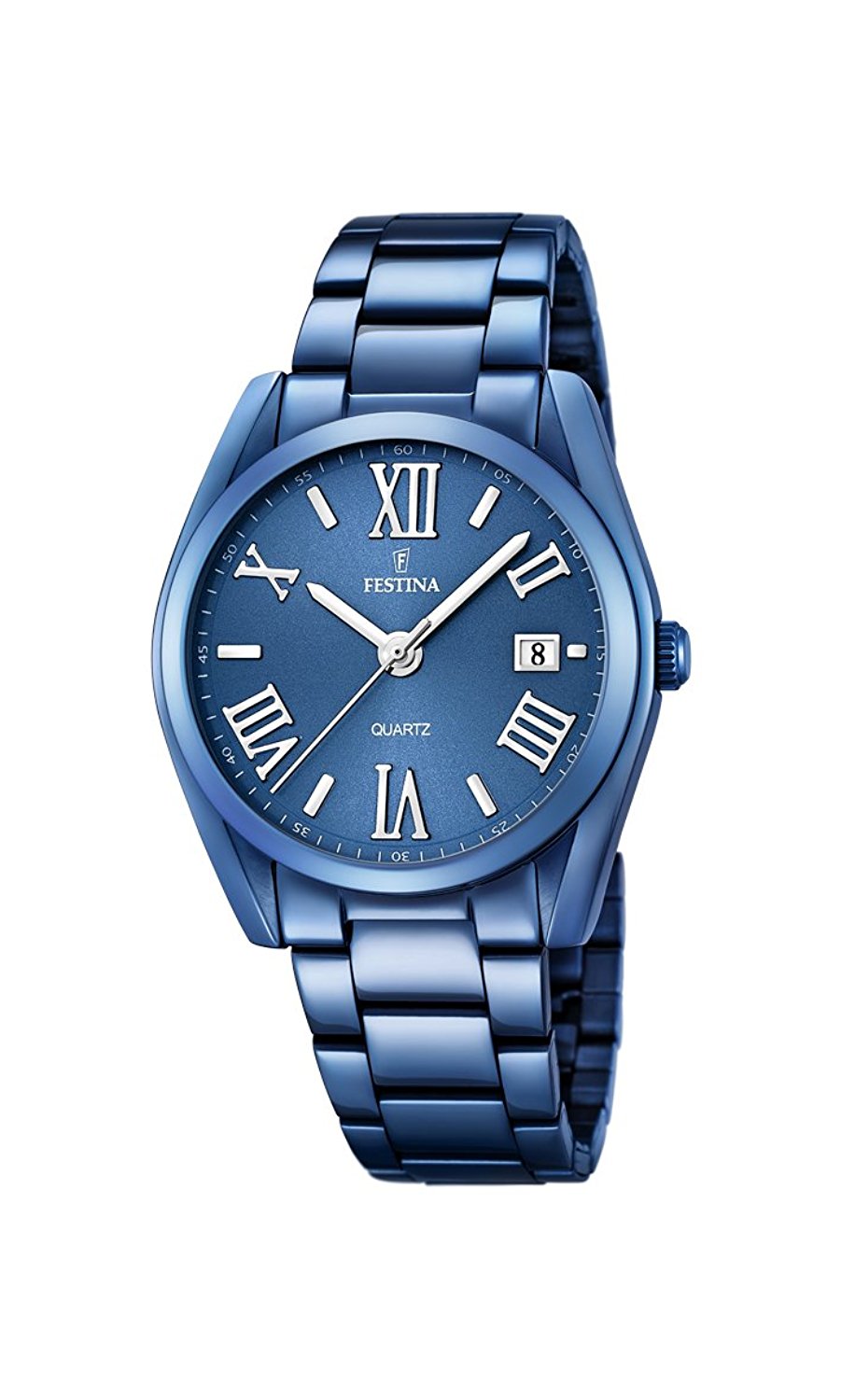 Festina Watches : F16864/3 Blue Dial Stainless Steel Plated Women Watch