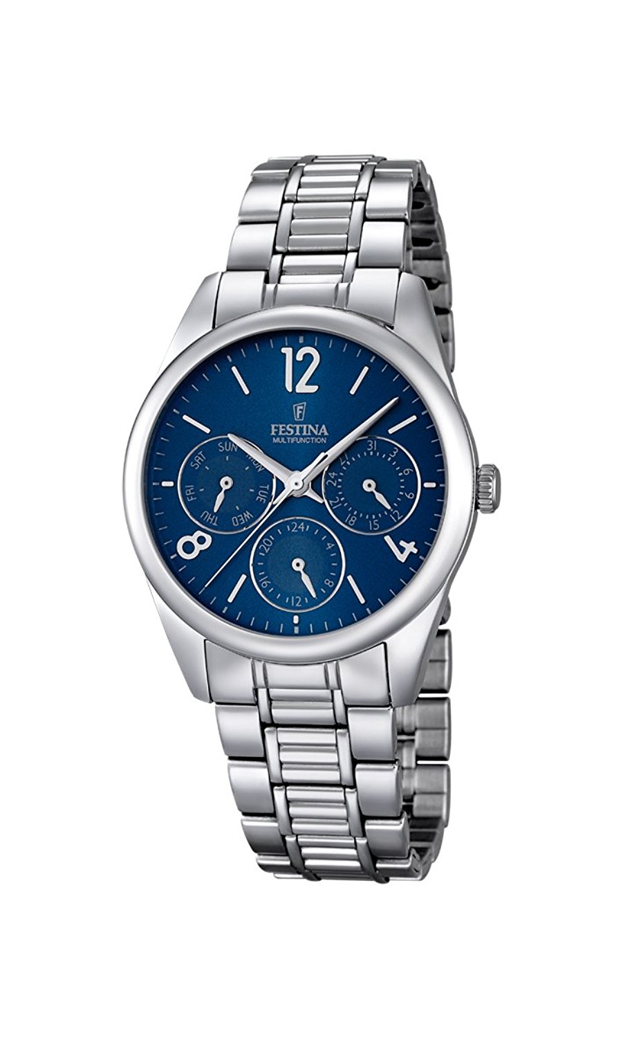 Fake AAA Festina Watches : F16869/4 Blue Dial Stainless Steel Band Men Watch Watch