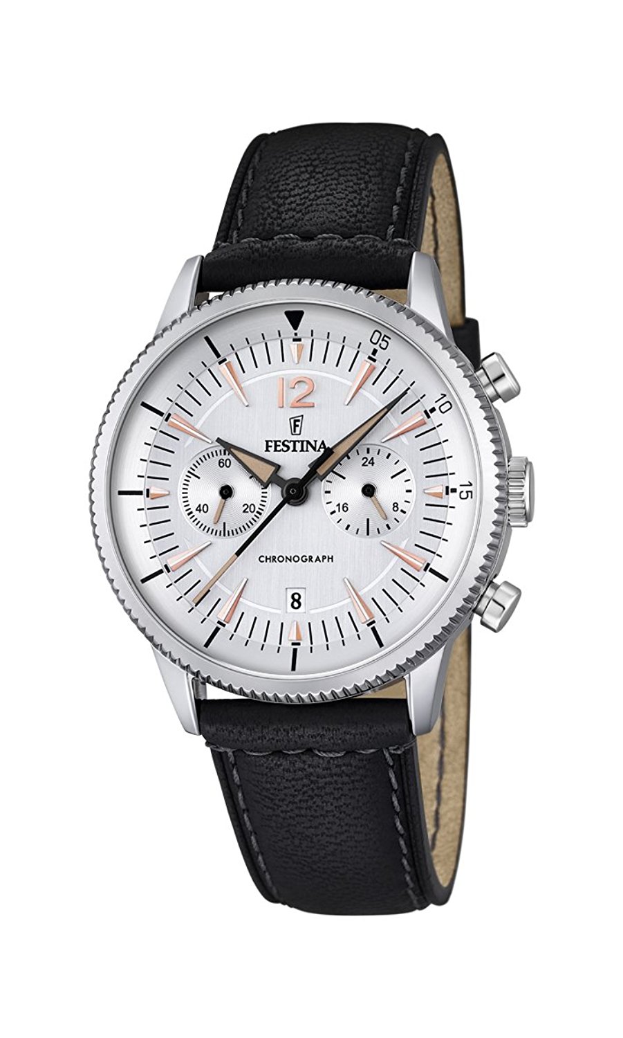 Festina Watches : F16870/1 White Dial Stopwatch Men Watch