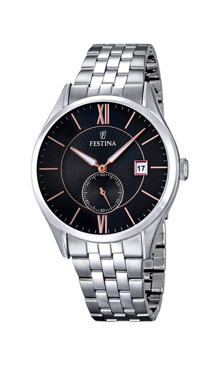 Festina Watches : F16871/4 Blue Dial Stainless Steel Band Men Watch