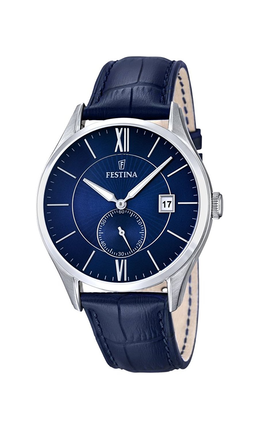 Festina Watches : F16872/3 Blue Dial Luminescent Hands Men Watch