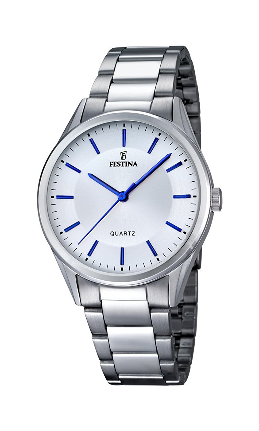 Festina Watches : F16875/3 Silver Dial Stainless Steel Band Men Watch