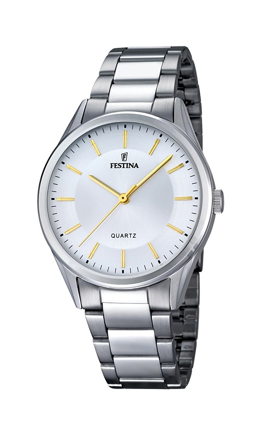 Festina Watches : F16875/4 Silver Dial Stainless Steel Band Men Watch