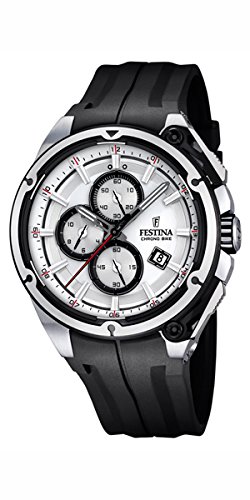 Festina Watches : F16882/1 Quartz Chronograph Date Black Rubber Men Watch