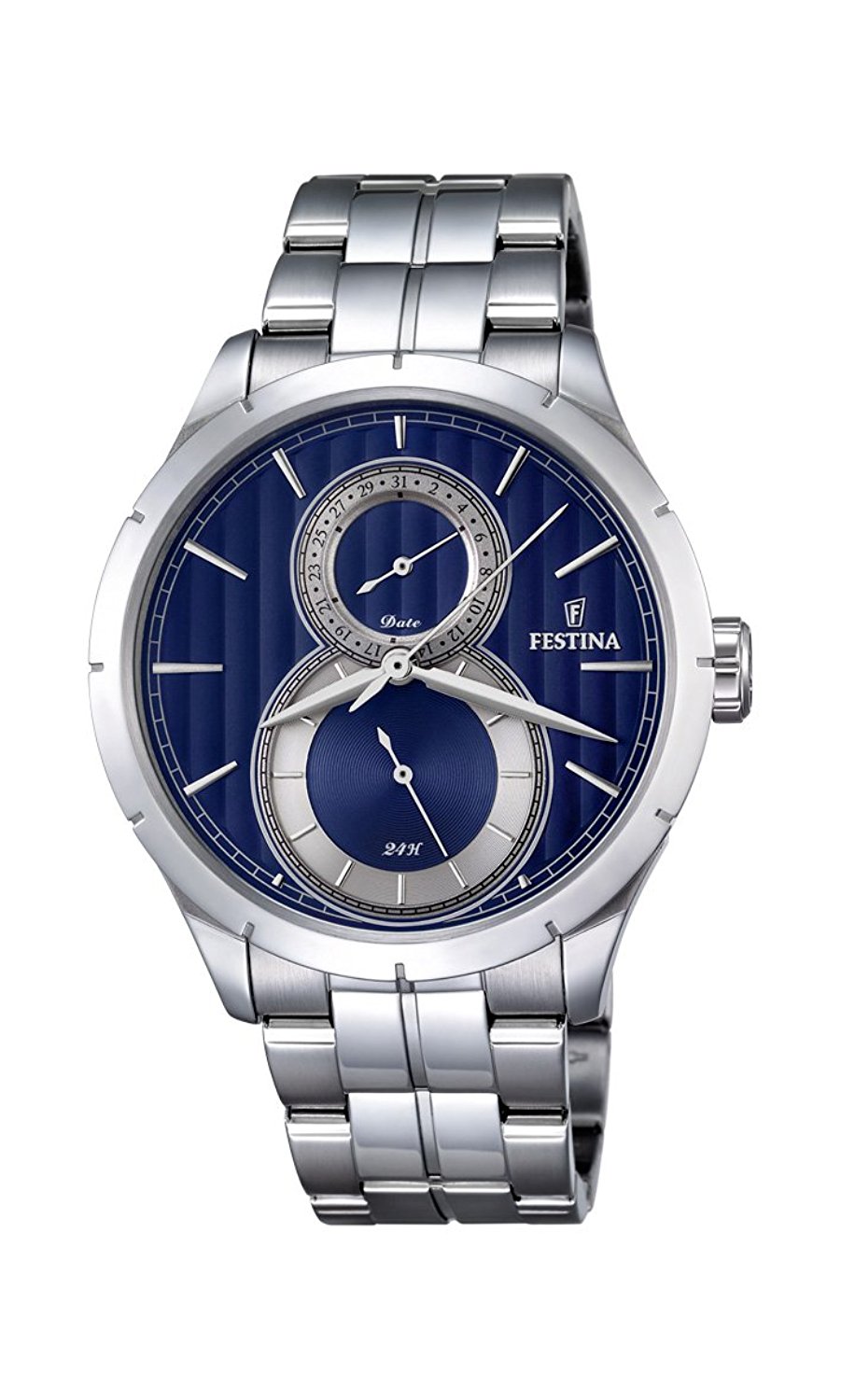 Festina Watches : F16891/3 Blue Dial 24 Hour Display Men Watch